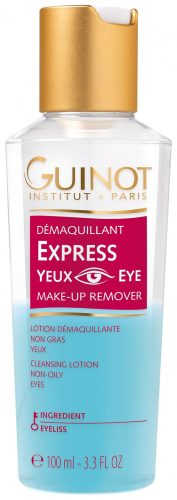Guinot - Express Yeux Make-Up Remover - Kétfázisú szemfesték és vízálló smink lemosó; 100ml