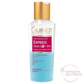   Guinot - Express Yeux Make-Up Remover - Kétfázisú szemfesték és vízálló smink lemosó; 125ml