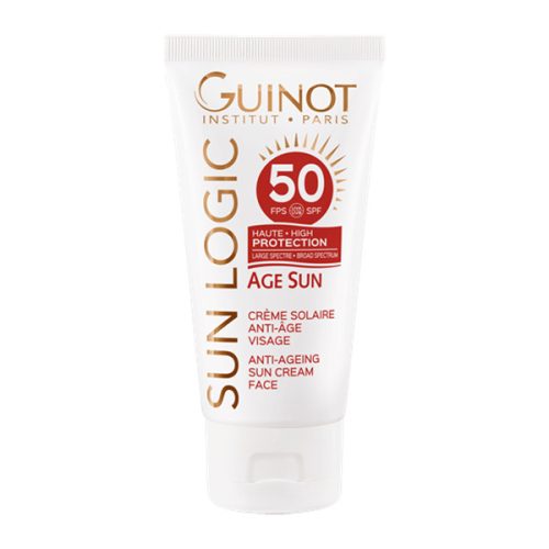 Guinot - Age Sun Créme Solaire Anti-Age Visage SPF50 - Intenzív Fényvédő Krém Arcra SPF50; 50ml