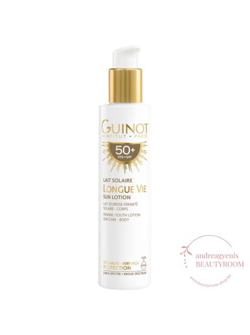 Guinot - Lotion Longue Vie Sun SPF50+ - Longue Vie Sun SPF50+ fényvédő tej testre; 150ml