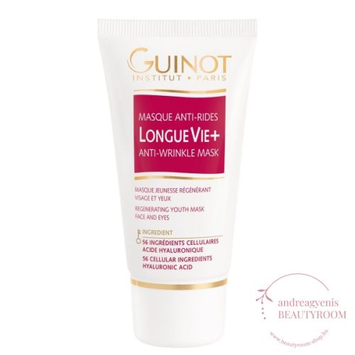 HŰSÉGPONT Guinot - Masque Longue Vie+ - Guinot Longue Vie+ fiatalító arc és szemmaszk; 50ml