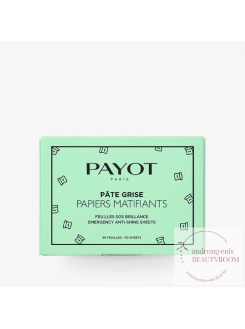 PAYOT PÂTE GRISE PAPIERS MATIFIANTS - Payot Pâte Grisé mattító lapok; 4 x 50 db